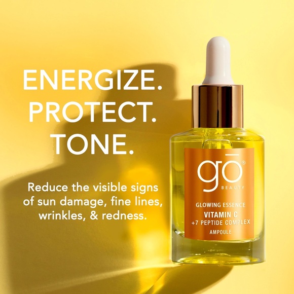 🆕 The Go Beauty GLOWING ESSENCE | VITAMIN C +7 PEPTIDES COMPLEX, DAY SERUM - Picture 5 of 9